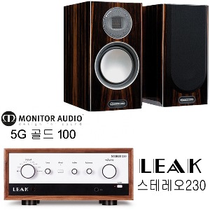 LEAK(리크) Stereo230 인티앰프 + 모니터오디오 5G GOLD 100