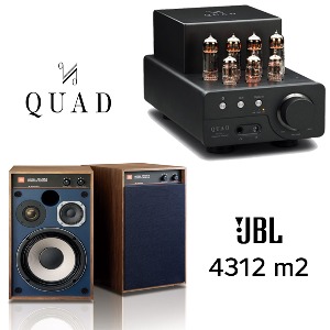 [이벤트] [삼성전자 수입 정품] JBL 4312MⅡ WX (4312m2) + 쿼드(QUAD) VA-ONE Plus(플러스) 진공관앰프